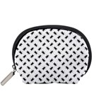 Fly Phot Motif Seamless Black And White Pattern Accessory Pouch (Small)