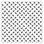 Fly Phot Motif Seamless Black And White Pattern Square Satin Scarf (36  x 36 )