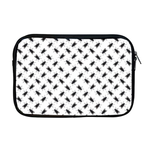 Fly Phot Motif Seamless Black And White Pattern Apple MacBook Pro 17  Zipper Case from ArtsNow.com Front