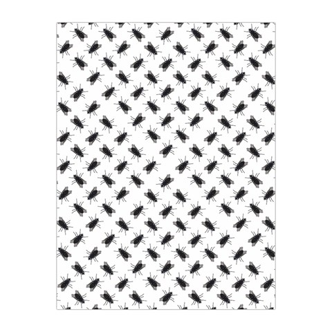 Fly Phot Motif Seamless Black And White Pattern Medium Tapestry from ArtsNow.com Front