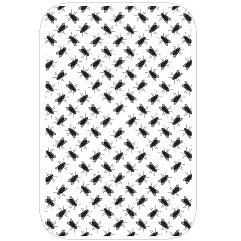 Fly Phot Motif Seamless Black And White Pattern Belt Pouch Bag (Large) from ArtsNow.com Back