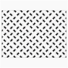 Fly Phot Motif Seamless Black And White Pattern Roll Up Canvas Pencil Holder (M) from ArtsNow.com Front