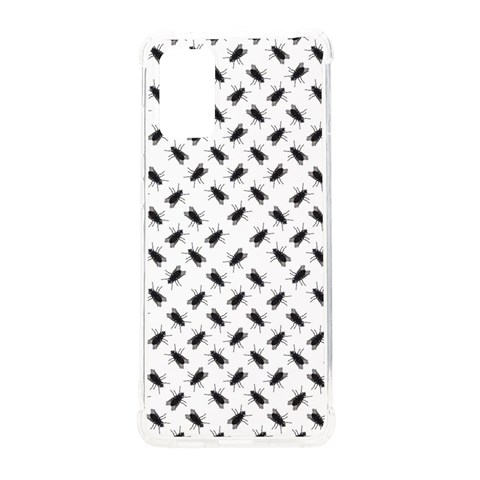 Fly Phot Motif Seamless Black And White Pattern Samsung Galaxy S20 Plus 6.7 Inch TPU UV Case from ArtsNow.com Front