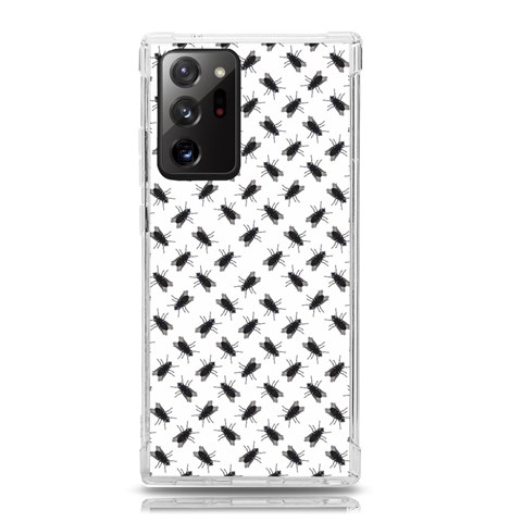 Fly Phot Motif Seamless Black And White Pattern Samsung Galaxy Note 20 Ultra TPU UV Case from ArtsNow.com Front