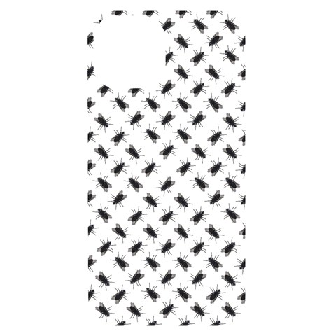 Fly Phot Motif Seamless Black And White Pattern iPhone 14 Black UV Print Case from ArtsNow.com Front