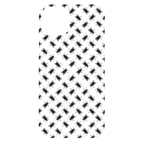 Fly Phot Motif Seamless Black And White Pattern iPhone 14 Plus Black UV Print Case from ArtsNow.com Front