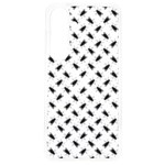 Fly Phot Motif Seamless Black And White Pattern Samsung Galaxy S24 6.2 Inch TPU UV Case