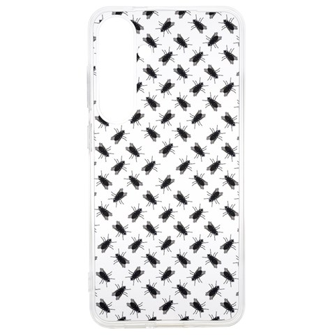 Fly Phot Motif Seamless Black And White Pattern Samsung Galaxy S24 Ultra 6.9 Inch TPU UV Case from ArtsNow.com Front