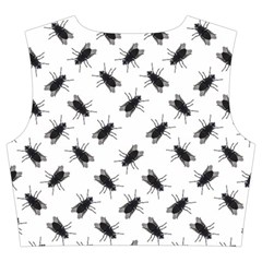 Fly Away in Black & White  Trumpet Sleeve Cropped Top from ArtsNow.com Back