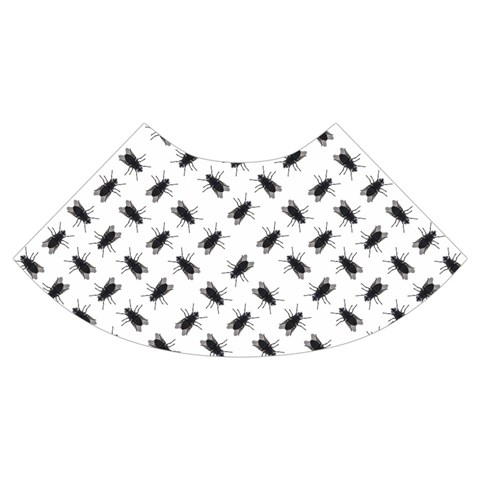 Fly Away in Black & White  Trumpet Sleeve Cropped Top from ArtsNow.com Cuff Right