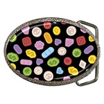 Ecstasy pills pattern Belt Buckles