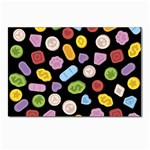 Ecstasy pills pattern Postcard 4 x 6  (Pkg of 10)