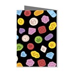 Ecstasy pills pattern Mini Greeting Cards (Pkg of 8)