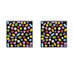 Ecstasy pills pattern Cufflinks (Square)