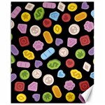 Ecstasy pills pattern Canvas 16  x 20 