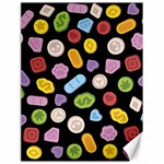 Ecstasy pills pattern Canvas 18  x 24 