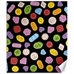 Ecstasy pills pattern Canvas 20  x 24 