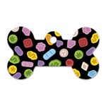 Ecstasy pills pattern Dog Tag Bone (One Side)