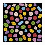 Ecstasy pills pattern Medium Glasses Cloth (2 Sides)