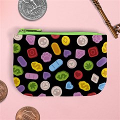 Ecstasy pills pattern Mini Coin Purse from ArtsNow.com Front