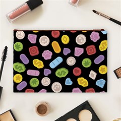 Ecstasy pills pattern Cosmetic Bag (Large) from ArtsNow.com Back