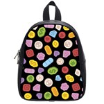 Ecstasy pills pattern School Bag (Small)