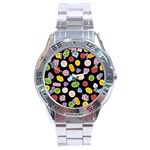 Ecstasy pills pattern Stainless Steel Analogue Watch