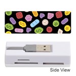 Ecstasy pills pattern Memory Card Reader (Stick)