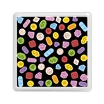 Ecstasy pills pattern Memory Card Reader (Square)