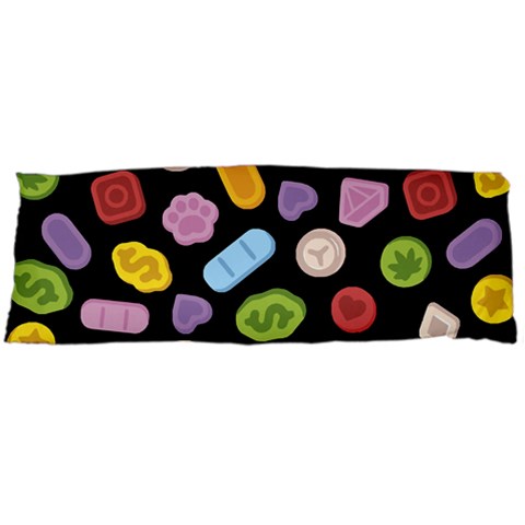 Ecstasy pills pattern One Side Body Pillow Cases from ArtsNow.com Body Pillow Case