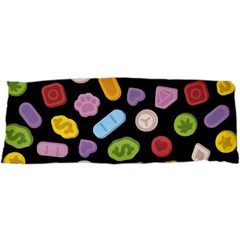 Ecstasy pills pattern 25 x67  Body Pillow Case Dakimakura (Two Sides) from ArtsNow.com Front