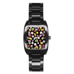 Ecstasy pills pattern Stainless Steel Barrel Watch