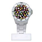 Ecstasy pills pattern Plastic Nurses Watch