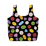 Ecstasy pills pattern Full Print Recycle Bag (M)