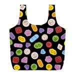 Ecstasy pills pattern Full Print Recycle Bag (L)