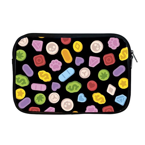 Ecstasy pills pattern Apple MacBook Pro 17  Zipper Case from ArtsNow.com Front