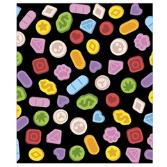 Ecstasy pills pattern Belt Pouch Bag (Large) from ArtsNow.com Back Strap