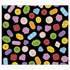 Ecstasy pills pattern Roll Up Canvas Pencil Holder (S) from ArtsNow.com Front