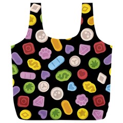 Ecstasy pills pattern Full Print Recycle Bag (XXL) from ArtsNow.com Front