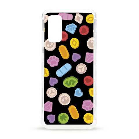 Ecstasy pills pattern Samsung Galaxy S20 6.2 Inch TPU UV Case from ArtsNow.com Front