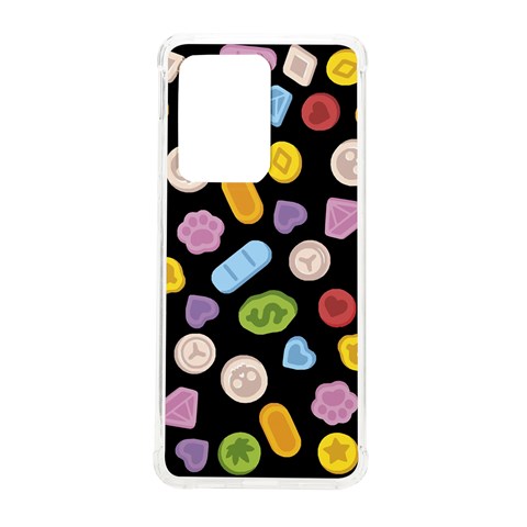 Ecstasy pills pattern Samsung Galaxy S20 Ultra 6.9 Inch TPU UV Case from ArtsNow.com Front