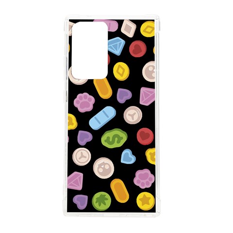 Ecstasy pills pattern Samsung Galaxy Note 20 Ultra TPU UV Case from ArtsNow.com Front