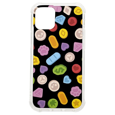 Ecstasy pills pattern iPhone 12 mini TPU UV Print Case	 from ArtsNow.com Front