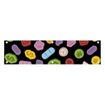 Ecstasy pills pattern Banner and Sign 4  x 1 