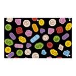 Ecstasy pills pattern Banner and Sign 5  x 3 