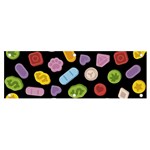 Ecstasy pills pattern Banner and Sign 6  x 2 