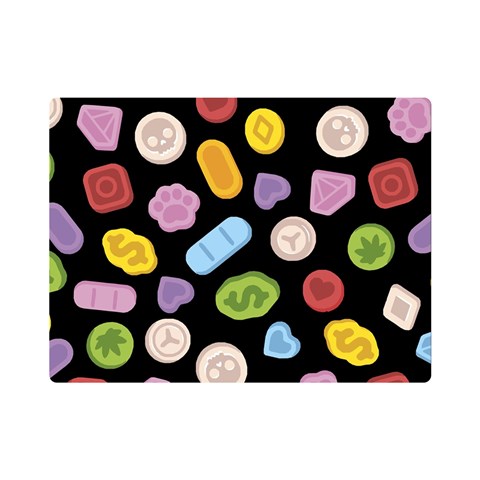 Ecstasy pills pattern Premium Plush Fleece Blanket (Mini) from ArtsNow.com 35 x27  Blanket Front