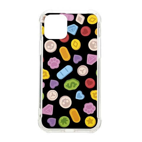 Ecstasy pills pattern iPhone 11 Pro 5.8 Inch TPU UV Print Case from ArtsNow.com Front