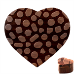 Ecstasy pills pattern Heart Wood Jewelry Box