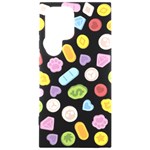 Ecstasy pills pattern Samsung Galaxy S24 Ultra 6.9 Inch Black TPU UV Case